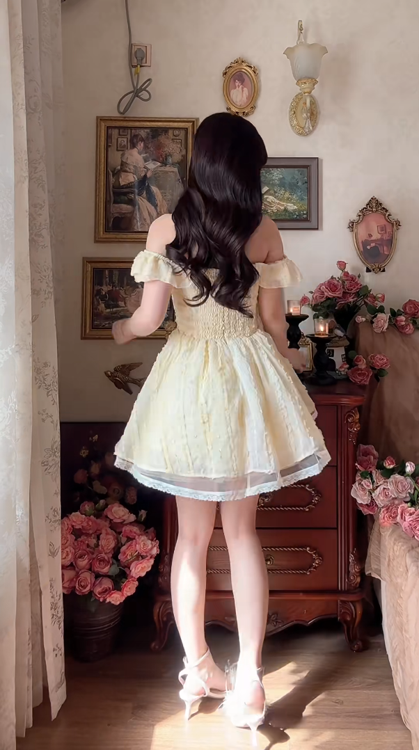 Mini robe de soirée en satin, sans bretelles, sans manches, ligne a, simple, C899