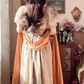 Robe de bal de princesse bustier à volants en satin long, robe de soirée C8117