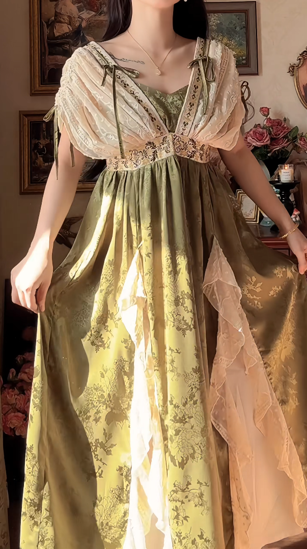 Robe de bal de princesse bustier à volants en satin long, robe de soirée C8117