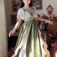 Robe de bal de princesse bustier à volants en satin long, robe de soirée C8117
