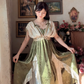 Robe de bal de princesse bustier à volants en satin long, robe de soirée C8117
