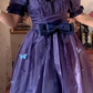 Robe de bal de princesse bustier à volants en satin long, robe de soirée C8117
