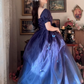 Robe de bal de princesse bustier à volants en satin long, robe de soirée C8117