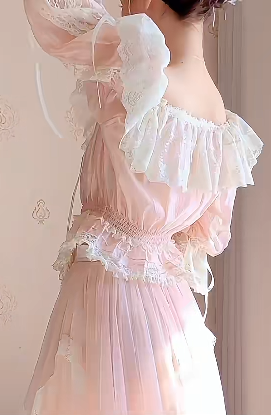 Robe de bal de princesse bustier à volants en satin long, robe de soirée C8117