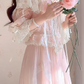 Robe de bal de princesse bustier à volants en satin long, robe de soirée C8117