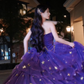 Jolie robe de bal en tulle à décolleté en cœur et longues couches rouges pour les robes de bal Sweet 16 C3210