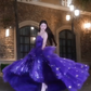 Jolie robe de bal en tulle à décolleté en cœur et longues couches rouges pour les robes de bal Sweet 16 C3210