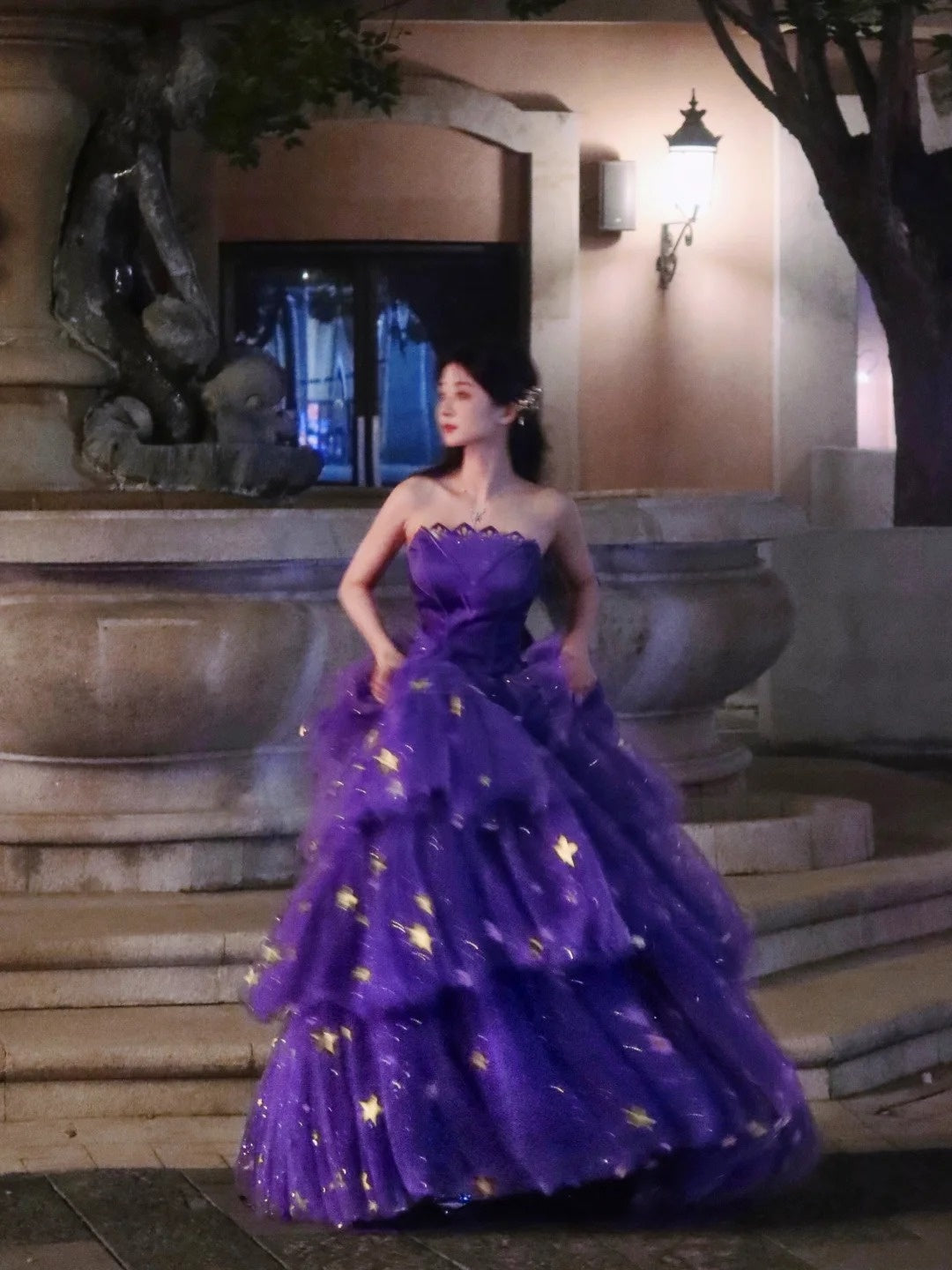 Jolie robe de bal en tulle à décolleté en cœur et longues couches rouges pour les robes de bal Sweet 16 C3210