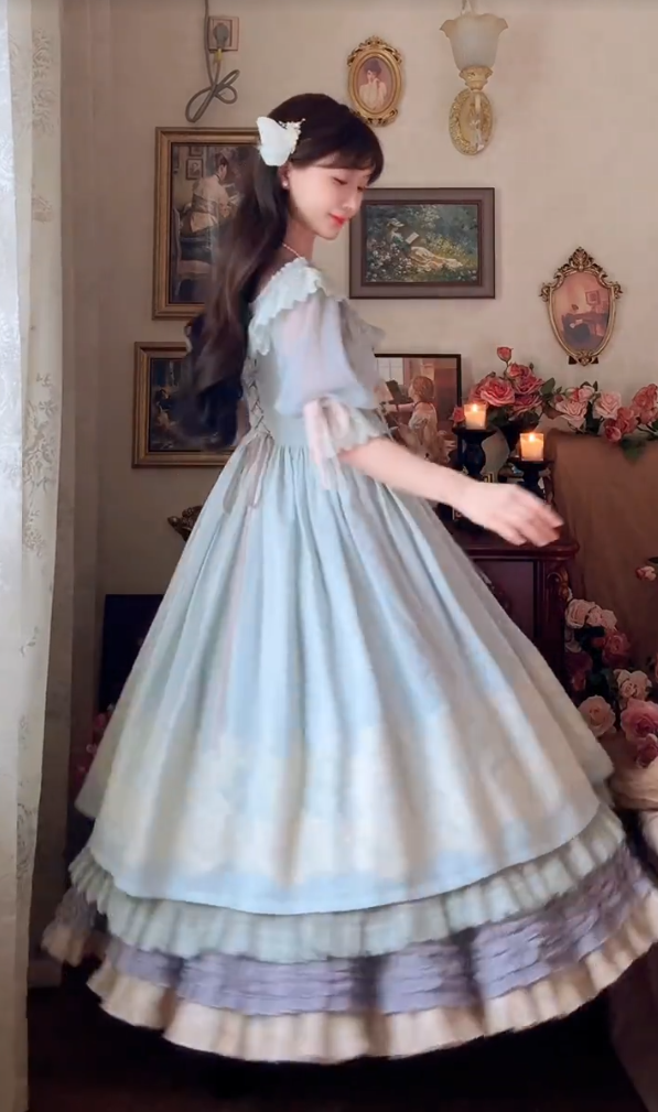 Robe de bal de princesse bustier à volants en satin long, robe de soirée C8117