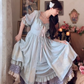 Robe de bal de princesse bustier à volants en satin long, robe de soirée C8117