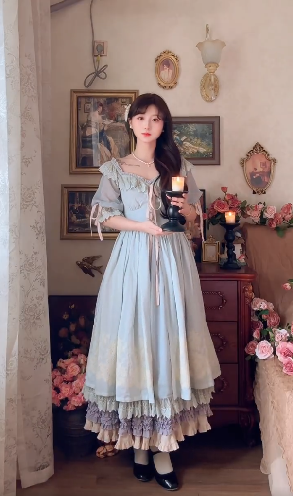 Robe de bal de princesse bustier à volants en satin long, robe de soirée C8117
