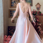 Robe de bal de princesse bustier à volants en satin long, robe de soirée C8117