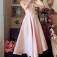 Robe de bal de princesse bustier à volants en satin long, robe de soirée C8117