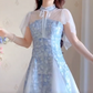 Mini robe de soirée en satin, sans bretelles, sans manches, ligne a, simple, C899