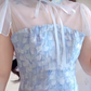 Mini robe de soirée en satin, sans bretelles, sans manches, ligne a, simple, C899