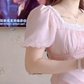 Robe de bal de princesse bustier à volants en satin long, robe de soirée C8117