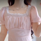 Robe de bal de princesse bustier à volants en satin long, robe de soirée C8117