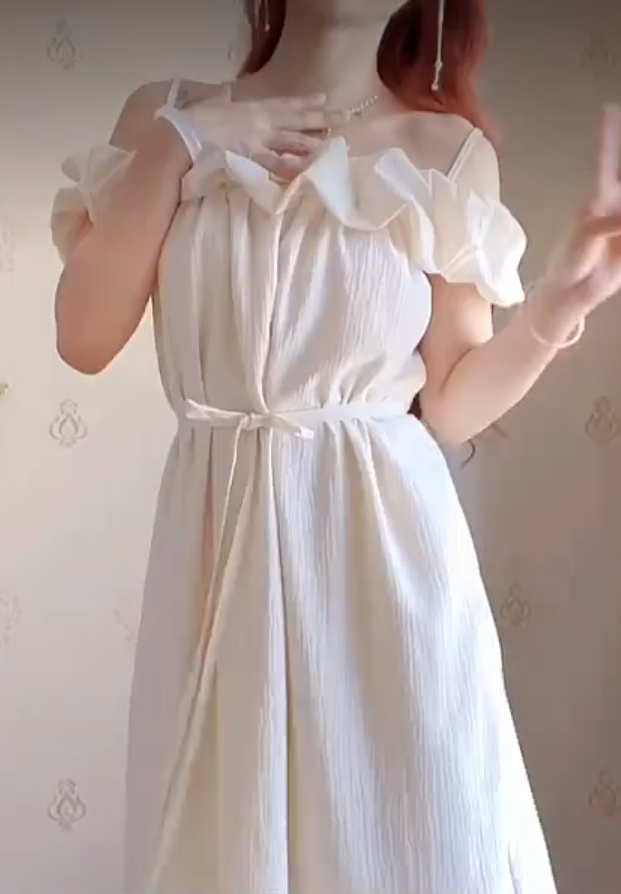 Robe de bal de princesse bustier à volants en satin long, robe de soirée C8117