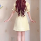 Mini robe de soirée en satin, sans bretelles, sans manches, ligne a, simple, C899