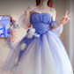 Mini robe de soirée en satin, sans bretelles, sans manches, ligne a, simple, C899