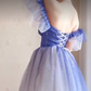 Mini robe de soirée en satin, sans bretelles, sans manches, ligne a, simple, C899