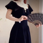 Robe de bal de princesse bustier à volants en satin long, robe de soirée C8117