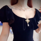 Robe de bal de princesse bustier à volants en satin long, robe de soirée C8117