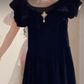 Robe de bal de princesse bustier à volants en satin long, robe de soirée C8117