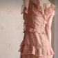 Robe de bal de princesse bustier à volants en satin long, robe de soirée C8117