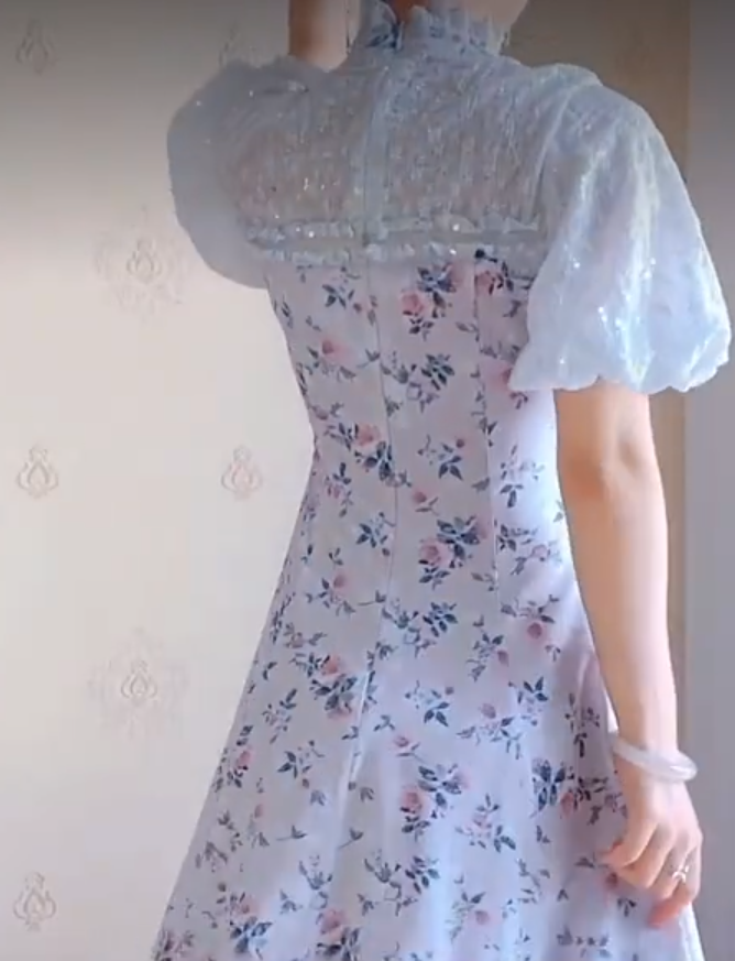 Robe de bal de princesse bustier à volants en satin long, robe de soirée C8117