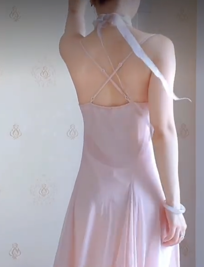 Robe de bal de princesse bustier à volants en satin long, robe de soirée C8117