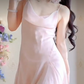 Robe de bal de princesse bustier à volants en satin long, robe de soirée C8117