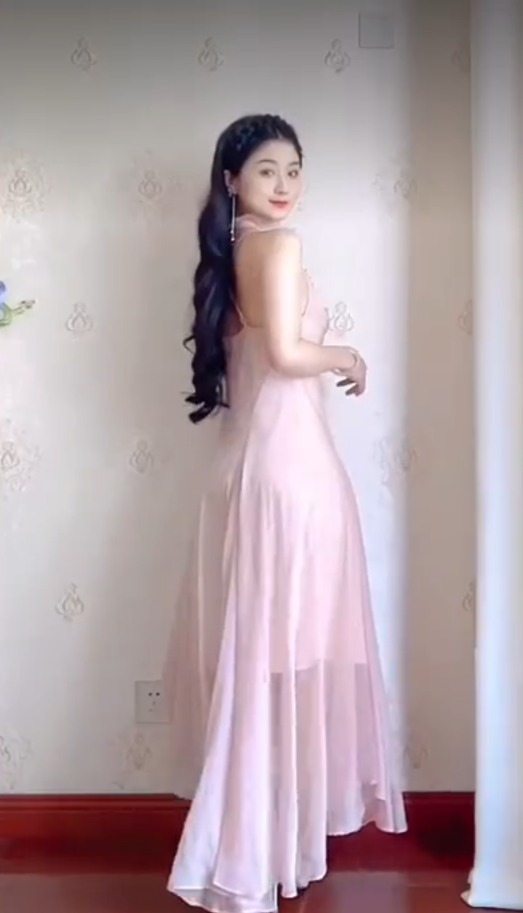 Robe de bal de princesse bustier à volants en satin long, robe de soirée C8117