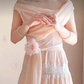 Robe de bal de princesse bustier à volants en satin long, robe de soirée C8117