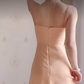 Robe de bal de princesse bustier à volants en satin long, robe de soirée C8117