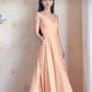 Robe de bal de princesse bustier à volants en satin long, robe de soirée C8117