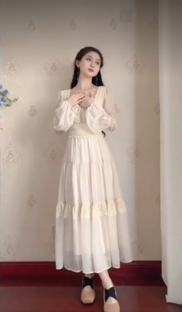 Robe de bal de princesse bustier à volants en satin long, robe de soirée C8117