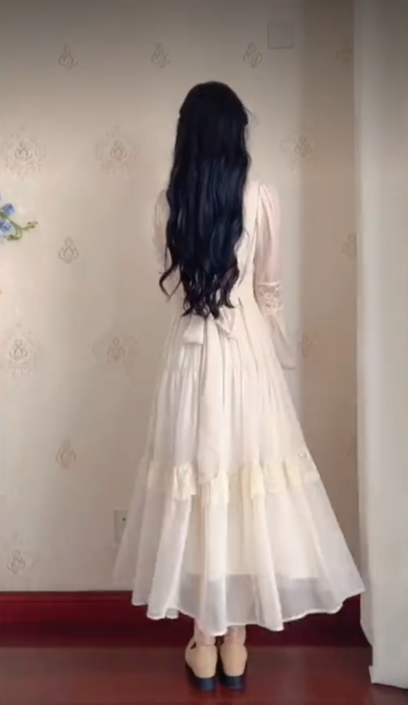 Robe de bal de princesse bustier à volants en satin long, robe de soirée C8117