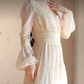 Robe de bal de princesse bustier à volants en satin long, robe de soirée C8117