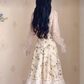 Robe de bal de princesse bustier à volants en satin long, robe de soirée C8117