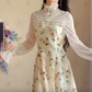 Robe de bal de princesse bustier à volants en satin long, robe de soirée C8117