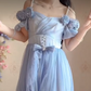 Robe de bal de princesse bustier à volants en satin long, robe de soirée C8117