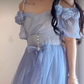 Robe de bal de princesse bustier à volants en satin long, robe de soirée C8117