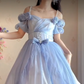 Robe de bal de princesse bustier à volants en satin long, robe de soirée C8117