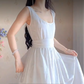 Robe de bal de princesse bustier à volants en satin long, robe de soirée C8117
