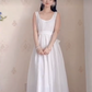 Robe de bal de princesse bustier à volants en satin long, robe de soirée C8117