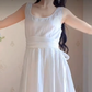 Robe de bal de princesse bustier à volants en satin long, robe de soirée C8117