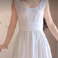 Robe de bal de princesse bustier à volants en satin long, robe de soirée C8117