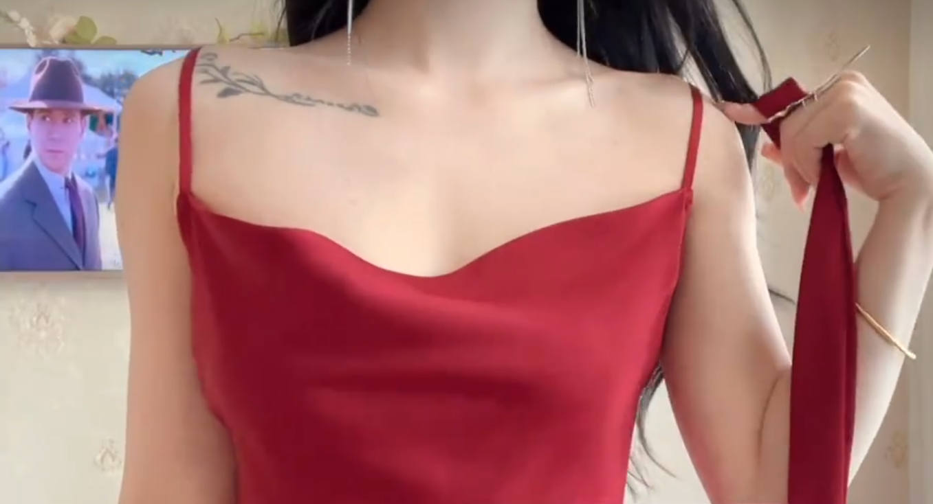 Mini robe de soirée en satin, sans bretelles, sans manches, ligne a, simple, C899