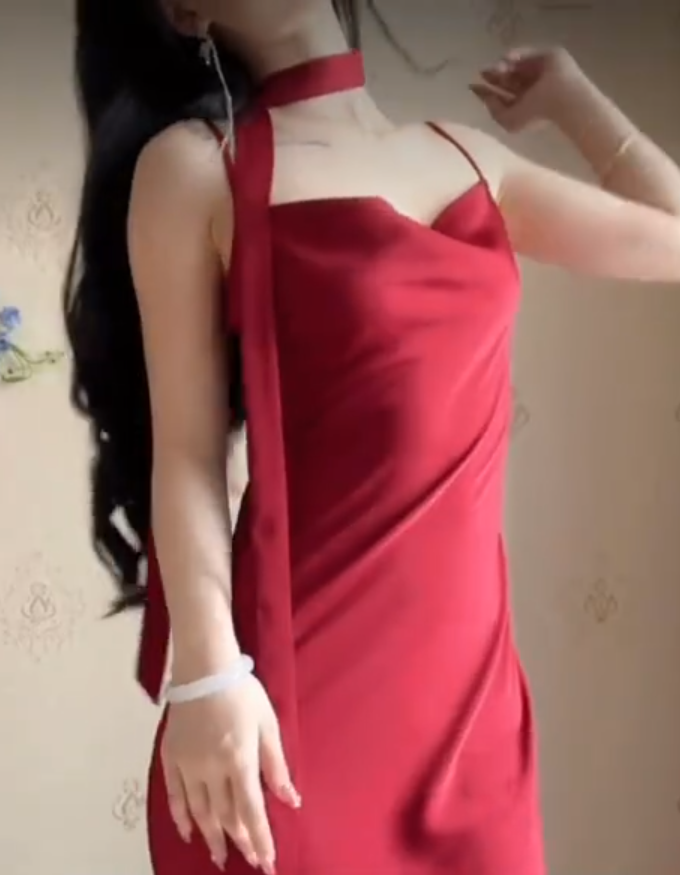 Mini robe de soirée en satin, sans bretelles, sans manches, ligne a, simple, C899